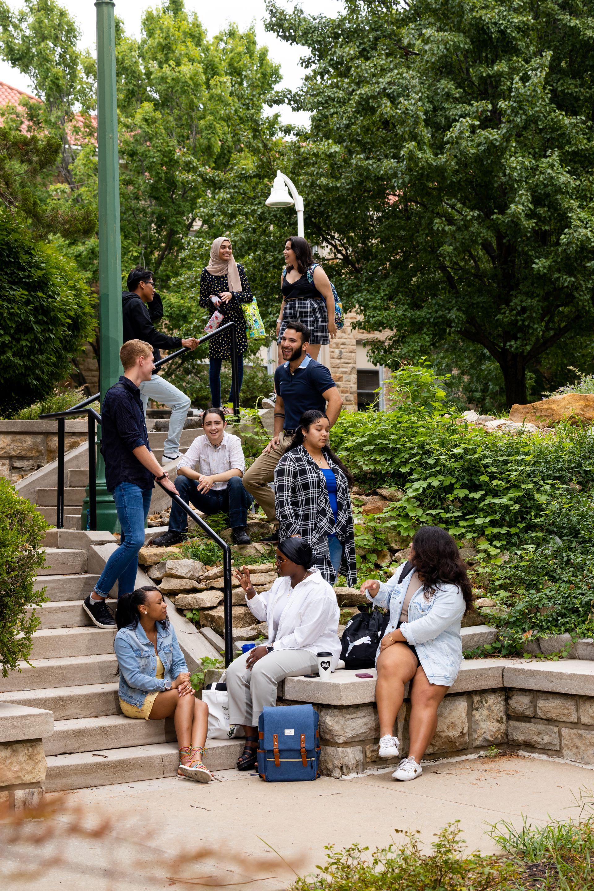 Image of UMKC students from around the world